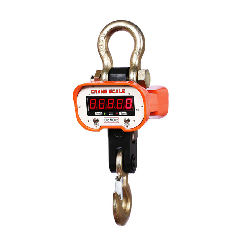 OCS-A Alloy Case 5 Ton Digital Crane Weighing Scales , Crane Hook Weighing Scale Wireless