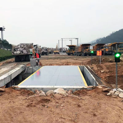 100 Ton Pitless Q235 Steel Platform Skala Truk Elektronik